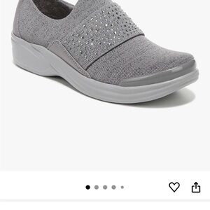 Bzees Pizazz Slip-On Shoes - Dark Gray9M